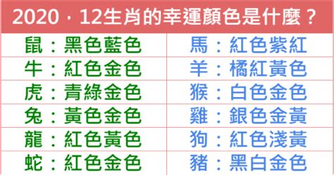 十二生肖幸運色|12生肖最強開運秘訣 幸運數字、顏色與方位都要筆記。